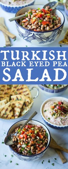 Turkish Black Eyed Pea Salad