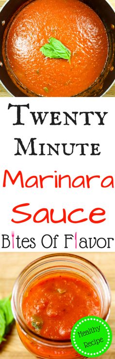 Twenty Minute Marinara Sauce