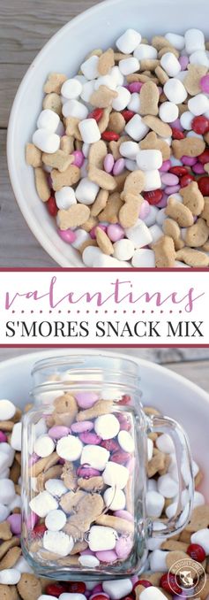 Valentine's S'mores Snack Mix