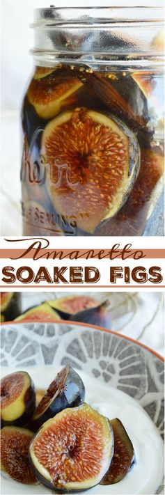 Vanilla Amaretto Soaked Figs