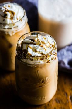 Vanilla Bean Horchata Iced Coffee