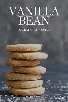 Vanilla Bean Icebox Cookies