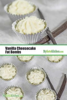 Vanilla Cheesecake Fat Bombs