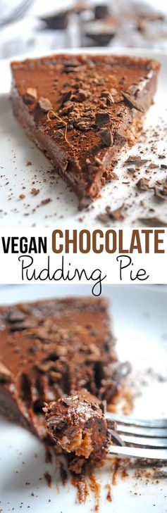 Vegan Chocolate Pudding Pie