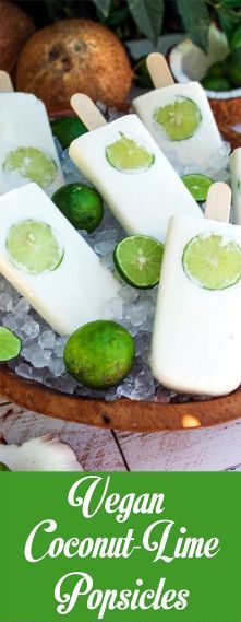 Vegan Coconut-Lime Popsicles