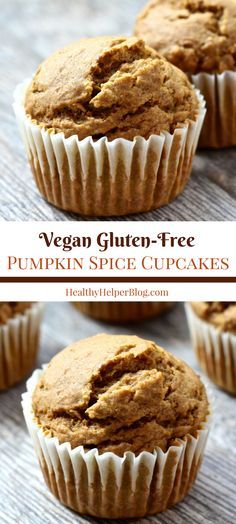 Vegan Gluten-Free Pumpkin Spice Cupcakes