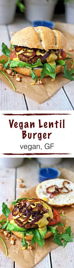 Vegan Lentil Burger