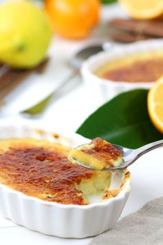 Vegan Meyer Lemon Crème Brûlée