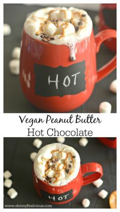 Vegan Peanut Butter Hot Chocolate