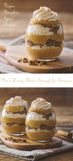 Vegan Pumpkin Spice Parfaits