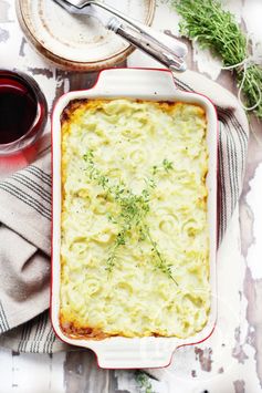 Vegan Shepherd's Pie with Wild Mushrooms (grain free, gluten free