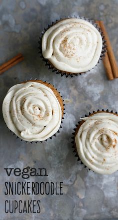 Vegan Snickerdoodle Cupcakes