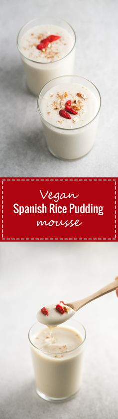Vegan Spanish Rice Pudding Mousse