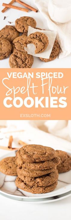 Vegan Spiced Spelt Flour Cookies