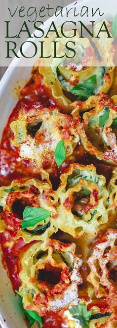 Vegetarian Lasagana Rolls