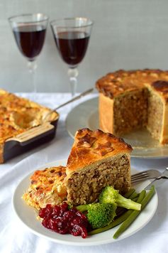 Vegetarian Nut Roast Pie