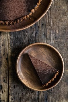 Velvety Chocolate Gingersnap Tart