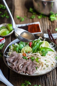 Vietnamese Pho – Beef Rice Noodle Soup Recipe (Pho Bo with Shortcut and Slow Cooker Options