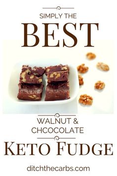 Walnut Keto Fudge