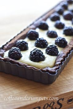 White Chocolate Blackberry Tart