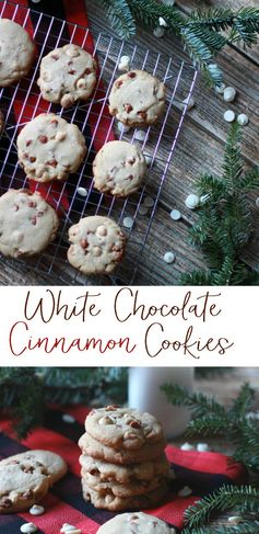 White Chocolate Cinnamon Cookies