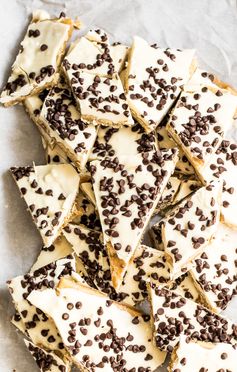 White Chocolate Cookie Dough Saltine Toffee