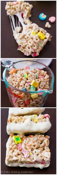 White Chocolate Lucky Charms Treats