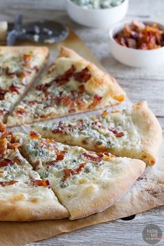 White Pizza Recipe with Roasted Tomatoes