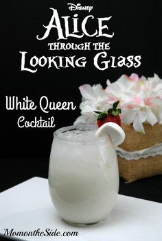 White Queen Cocktail (Inspired by Alice Through the Looking Glass