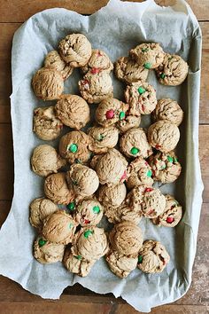 Whole Wheat M&M Cookies