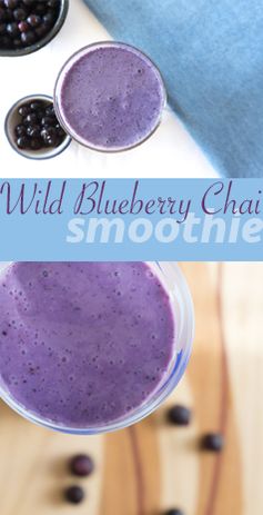 Wild Blueberry Chai Smoothie