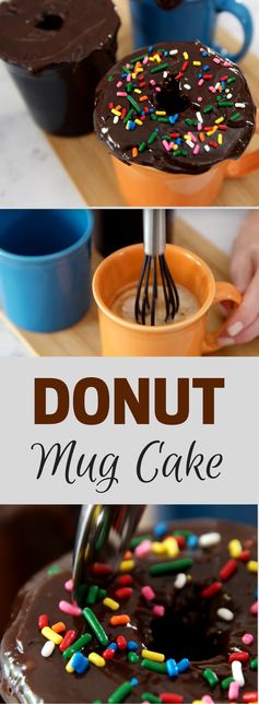 You Cann't Resist This Donut Mug Cake That Can Be Made In Minutes