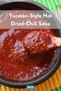 Yucatán-Style Hot Dried-Chili Salsa (K'uut Bi Ik