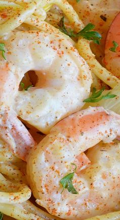 Zesty Cajun Shrimp Pasta