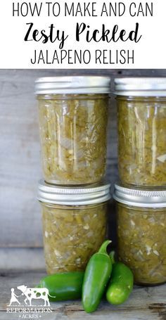 Zesty Pickled Jalapeno Relish