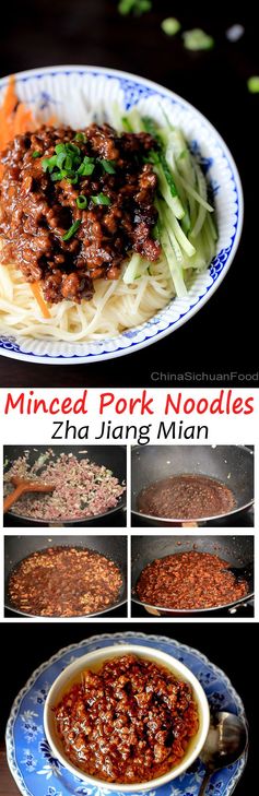 Zhajiangmian—Minced Pork Noodles