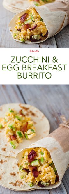 Zucchini and Egg Breakfast Burrito