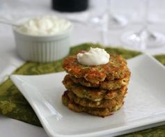 Zucchini and Feta Fritters – Low Carb and Gluten-Free