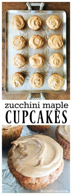 Zucchini Maple Cupcake