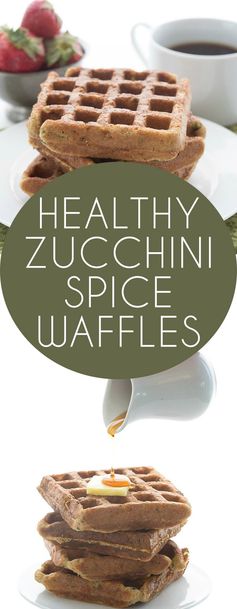 Zucchini Spice Waffles