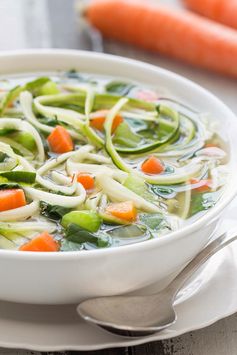 0-SmartPoints® Slow-Cooker Veggie-Noodle Soup