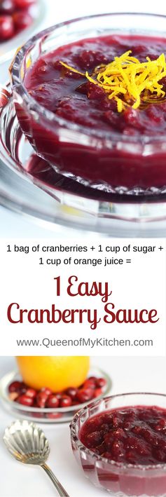 1 Easy Cranberry Sauce