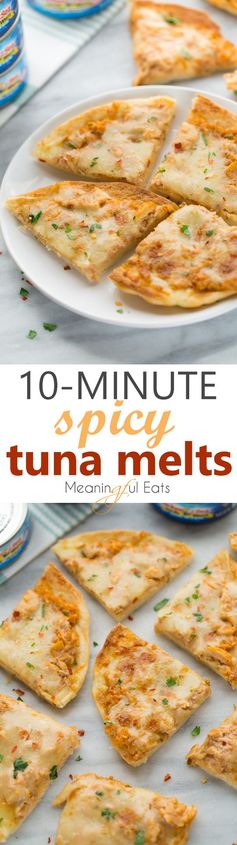 10-Minute Spicy Tuna Melts (Gluten-Free