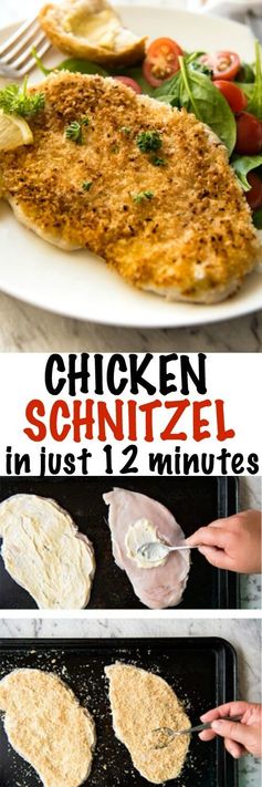 12 Minute Chicken Schnitzel