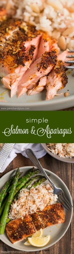 20 Minute Simple Salmon & Asparagus