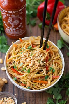 20 Minute Spicy Thai Noodle Bowls