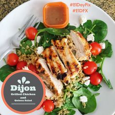21 Day Fix: Dijon Grilled Chicken and Quinoa Salad