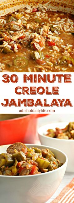 30 Minute Creole Jambalaya