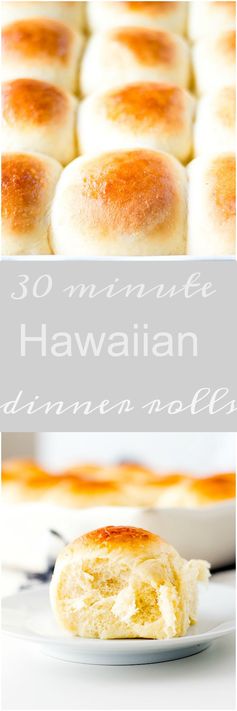 30 minute hawaiian sweet rolls