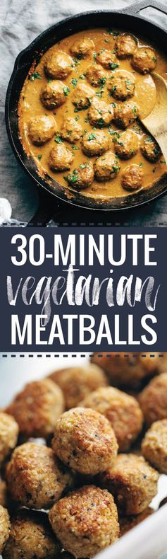 30 Minute Vegetarian Meatballs
